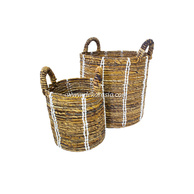 Laundry Basket with List, Woven Basket